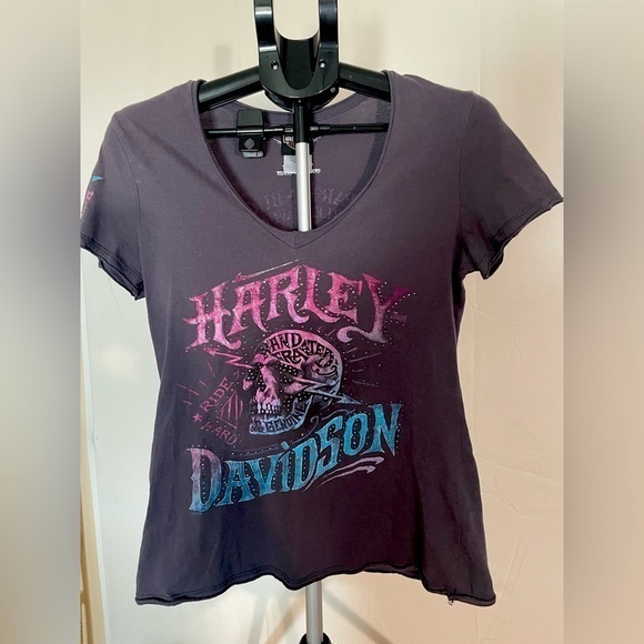 Womans Medium Harley Davidson T-Shirt - Picture 2 of 6